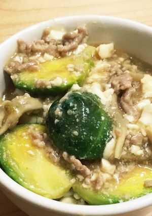冬はあんかけ！豆腐と芽キャベツ-レシピのメイン写真