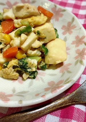 一歳半★豆腐の野菜チャンプル-レシピのメイン写真