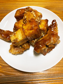 鶏肉と厚揚げの照り焼き-レシピのメイン写真