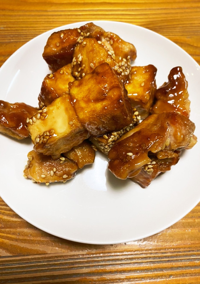 鶏肉と厚揚げの照り焼き-レシピのメイン写真