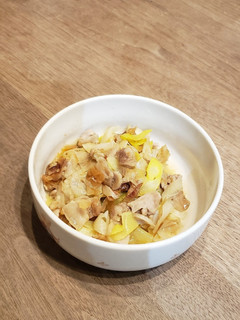 ネギ消費に!豚バラ肉のネギ梅炒め-レシピのメイン写真