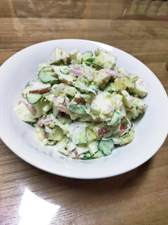 簡単!りんごたっぷりポテトサラダ-レシピのメイン写真