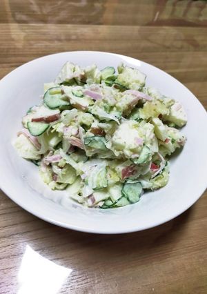 簡単！りんごたっぷりポテトサラダ-レシピのメイン写真