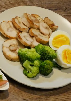 お鍋一つで低脂質のヘルシー鶏胸ハムセット-レシピのメイン写真