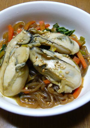糸こん de 牡蠣のチャプチェ風-レシピのメイン写真