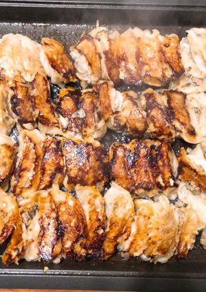 焼き餃子(ホットプレート編)家族定番料理-レシピのメイン写真