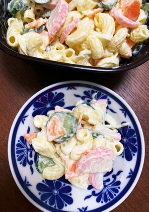 マカロニサラダ(かまぼこ入)カンタン酢-レシピのメイン写真