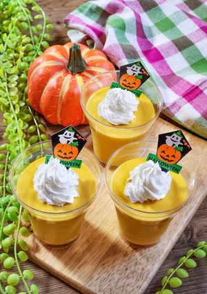 ハロウィン☆濃厚かぼちゃプリン☆-レシピのメイン写真