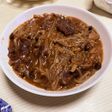 味付けハラミ肉活用!もやしとしめじ炒め