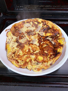 味付け肉活用!ハラミ入オムレツ風-レシピのメイン写真