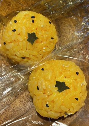 みかんおにぎり 余ってる野菜ジュースで-レシピのメイン写真