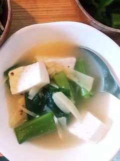 豆腐と長ネギのダイエットスープ-レシピのメイン写真