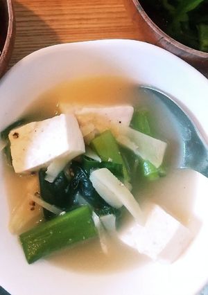 豆腐と長ネギのダイエットスープ-レシピのメイン写真