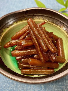 【やまなしの食】きゃらぶき-レシピのメイン写真