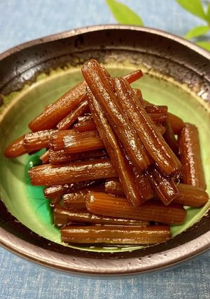 【やまなしの食】きゃらぶき-レシピのメイン写真