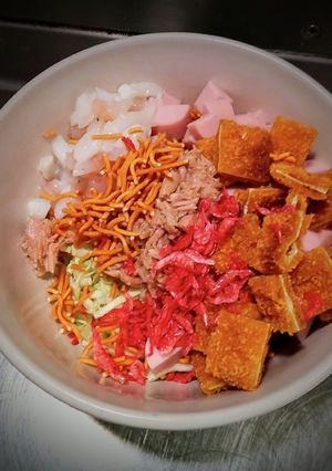 お初の、もんじゃ焼き❨(@≧↺≦@)❩ノ-レシピのメイン写真