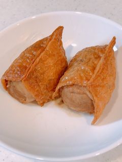 肉巻きおにぎりで、肉巻きいなり寿司-レシピのメイン写真