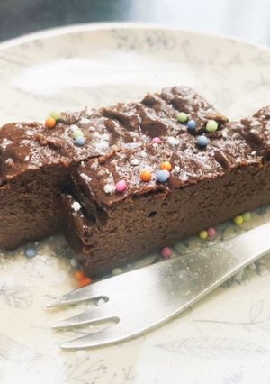 【材料3つでヘルシー】豆腐チョコテリーヌ-レシピのメイン写真