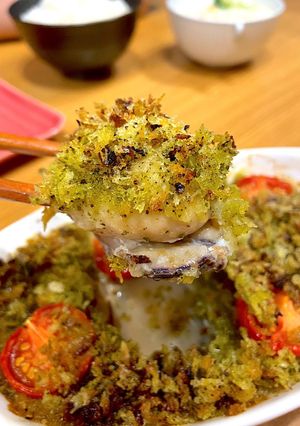 栄養満点モリンガで牡蠣のペルシヤード風-レシピのメイン写真
