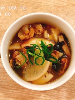 食べるスープ『ジャスミンティーと根菜』 -レシピのメイン写真