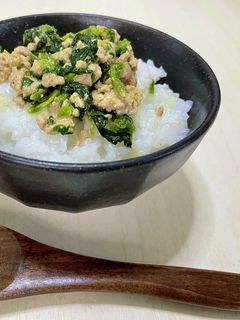ほうれん草とひき肉の味噌和え-レシピのメイン写真