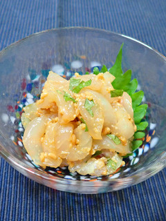 スズキの醤油麹和え-レシピのメイン写真