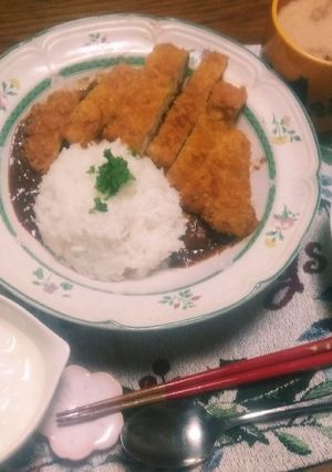 簡単に!ガッツリ!カツカレーライス-レシピのメイン写真