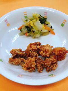 鶏肉のこめから揚げ☆給食メニュー-レシピのメイン写真