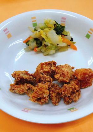 鶏肉のこめから揚げ☆給食メニュー-レシピのメイン写真