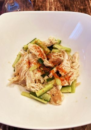 鶏ささみとキュウリの中華和え-レシピのメイン写真