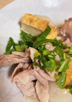 しゃぶしゃぶ肉と蕪煮-レシピのメイン写真
