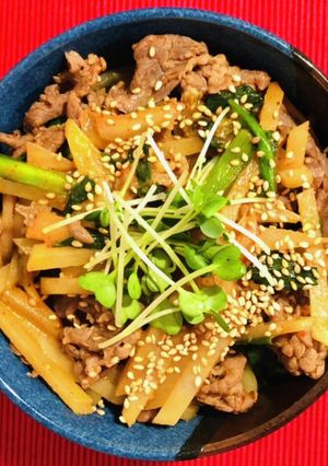 じゃがキムチ牛丼-レシピのメイン写真