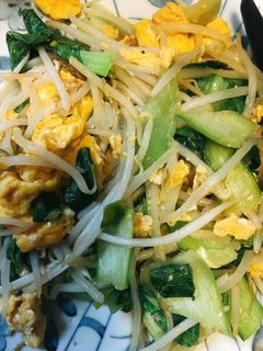 もやしと卵の炒め物-レシピのメイン写真