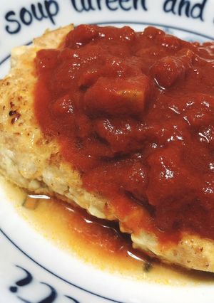 ふわふわ!鶏ハンバーグ!-レシピのメイン写真