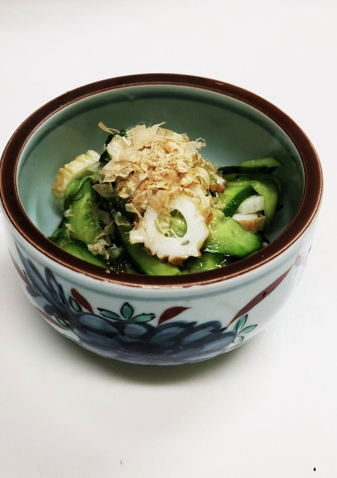 ◇簡単！めかぶときゅうりと竹輪の和え物◇-レシピのメイン写真