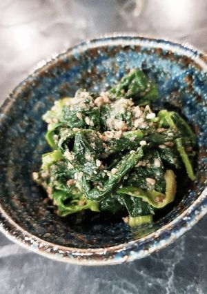 簡単和えるだけ副菜！ほうれん草のゴマ和え-レシピのメイン写真