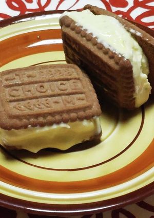 すんだもちの素でアイスクリームサンド-レシピのメイン写真