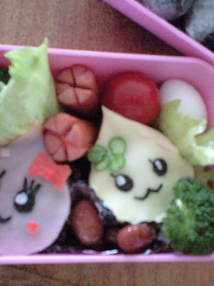 しずくちゃんのハンバーグ★キャラ弁★-レシピのメイン写真