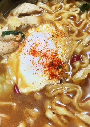 スガキヤ袋麺の味噌煮込みうどん-レシピのメイン写真