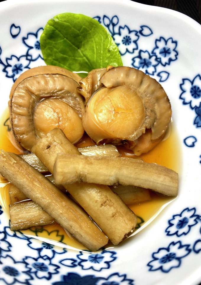 ホタテとごぼうの煮物-レシピのメイン写真