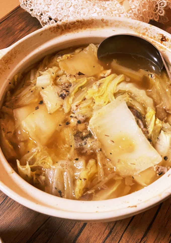 さばの水煮缶と白菜の鍋-レシピのメイン写真