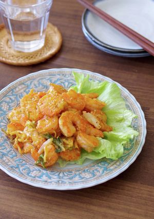 簡単!キムチ海老マヨ-レシピのメイン写真