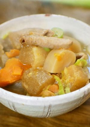 モツ煮　野菜たっぷり柔らかしみしみ-レシピのメイン写真