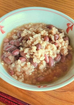 小正月に食べたい小豆玄米粥-レシピのメイン写真