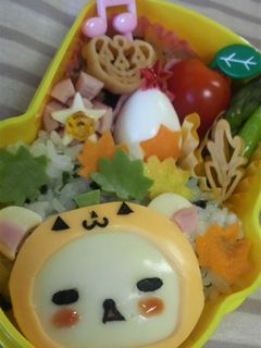 ハロウィン★被り物コリラックマ☆キャラ弁-レシピのメイン写真