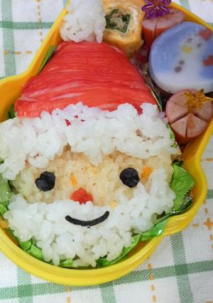 クリスマス☆サンタさん弁当☆キャラ弁-レシピのメイン写真