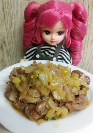 リカちゃん♡砂肝の紹興酒ネギ炒め-レシピのメイン写真
