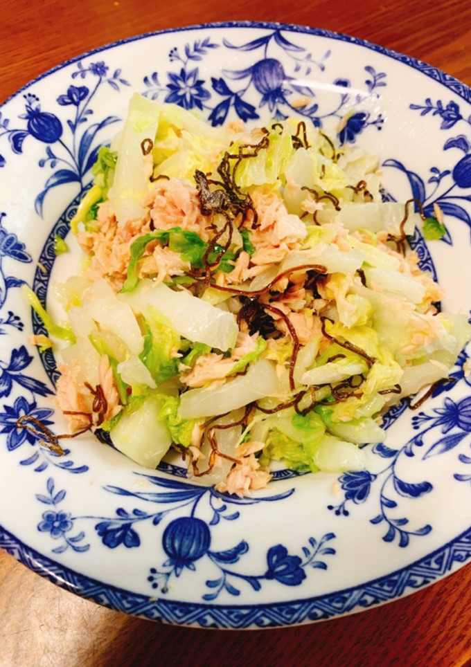 簡単♪白菜のツナ昆布和え-レシピのメイン写真