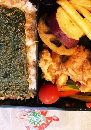海苔弁当高校生男子弁当-レシピのメイン写真
