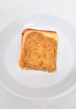 保育施設給食★カレーチーズトースト-レシピのメイン写真